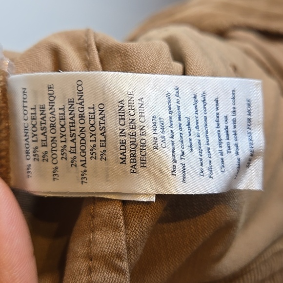 Faherty Wide Leg Pants in Brown - Picture 14 of 16